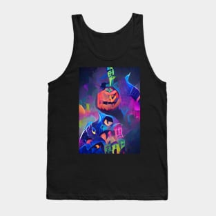 ABSTRACT HALLOWEEN Tank Top